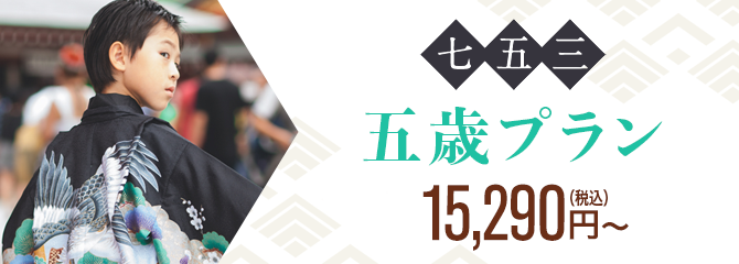 五歳プラン 13,900円〜